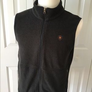 Ariat Men’s Size Small Fleece Vest Black